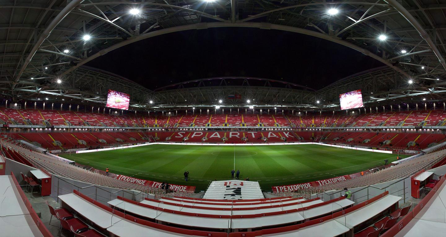 Newly-built home ground of Spartak Moscow